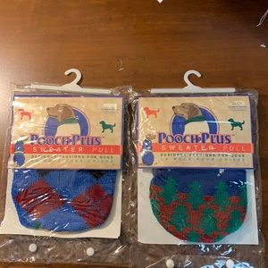 2 Pooch Plus Dog Sweaters Size XS Item #36